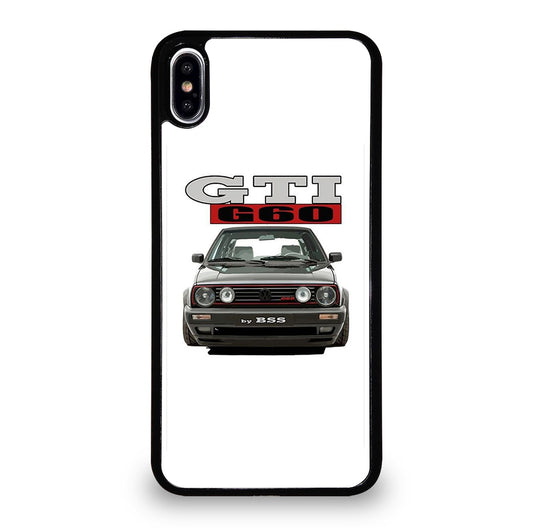 VW VOLKSWAGEN GTI CAR BLACK iPhone XS Max Case Cover