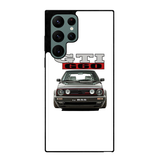 VW VOLKSWAGEN GTI CAR BLACK Samsung Galaxy S22 Ultra Case Cover