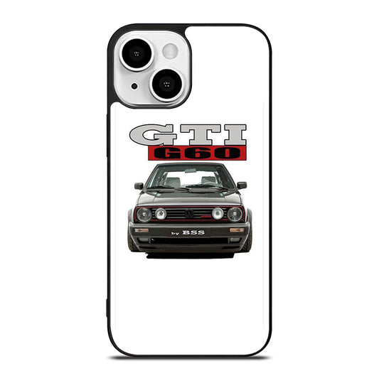 VW VOLKSWAGEN GTI CAR BLACK iPhone 13 Mini Case Cover