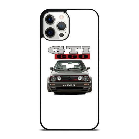 VW VOLKSWAGEN GTI CAR BLACK iPhone 12 Pro Max Case Cover