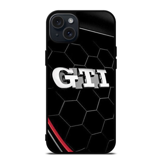 VW VOLKSWAGEN GTI EMBLEM CAR iPhone 15 Plus Case Cover
