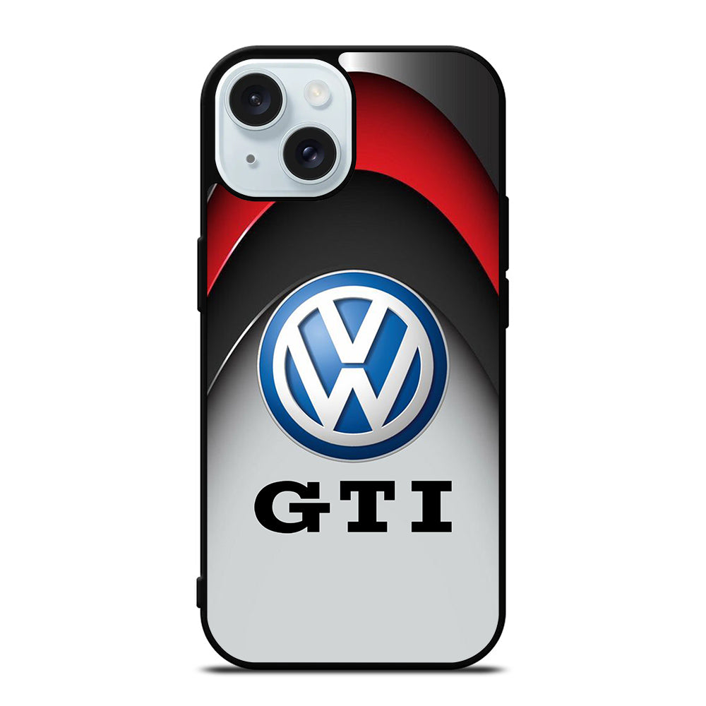 VW VOLKSWAGEN GTI LOGO iPhone 15 Case Cover