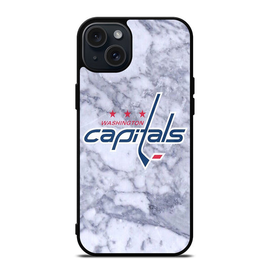 WASHINGTON CAPITALS MARBLE LOGO iPhone 15 Plus Case Cover