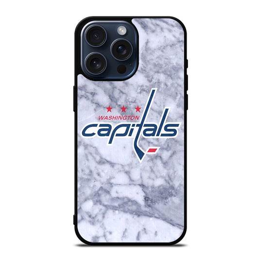 WASHINGTON CAPITALS MARBLE LOGO iPhone 15 Pro Max Case Cover