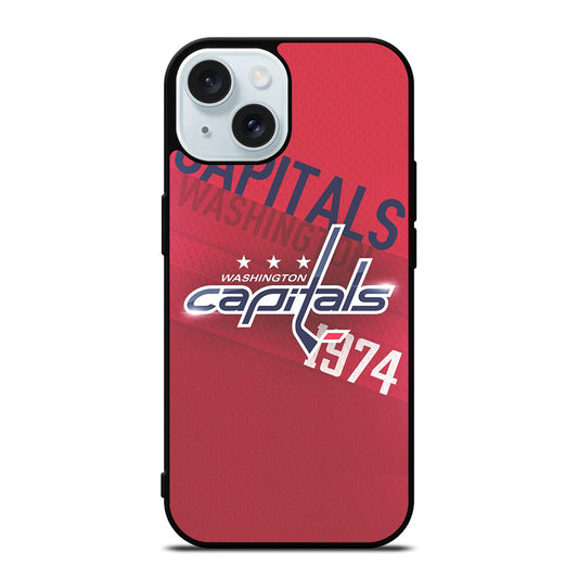 WASHINGTON CAPITALS NHL LOGO iPhone 15 Case Cover