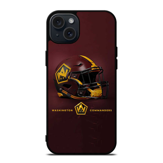 WASHINGTON COMMANDERS HELMET iPhone 15 Plus Case Cover