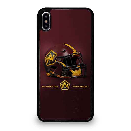 WASHINGTON COMMANDERS HELMET iPhone XS Max Case Cover