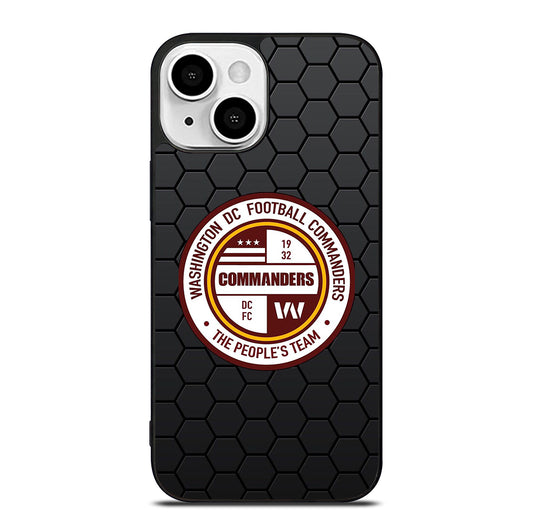 WASHINGTON COMMANDERS HEXAGON iPhone 13 Mini Case Cover
