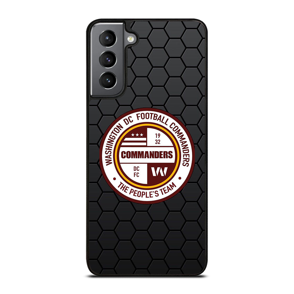 WASHINGTON COMMANDERS HEXAGON Samsung Galaxy S21 Plus Case Cover