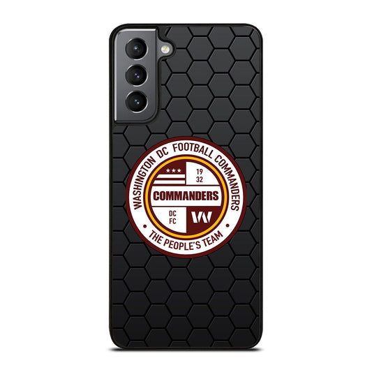 WASHINGTON COMMANDERS HEXAGON Samsung Galaxy S21 Plus Case Cover