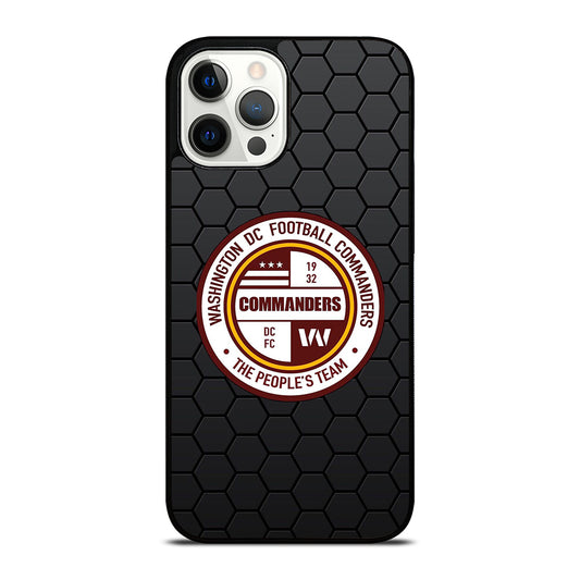 WASHINGTON COMMANDERS HEXAGON iPhone 12 Pro Max Case Cover