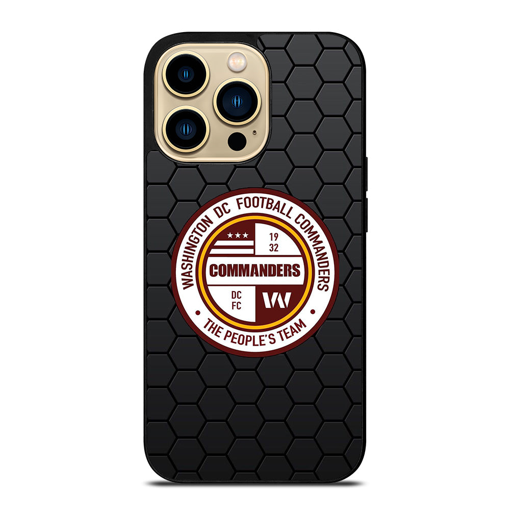 WASHINGTON COMMANDERS HEXAGON iPhone 14 Pro Max Case Cover