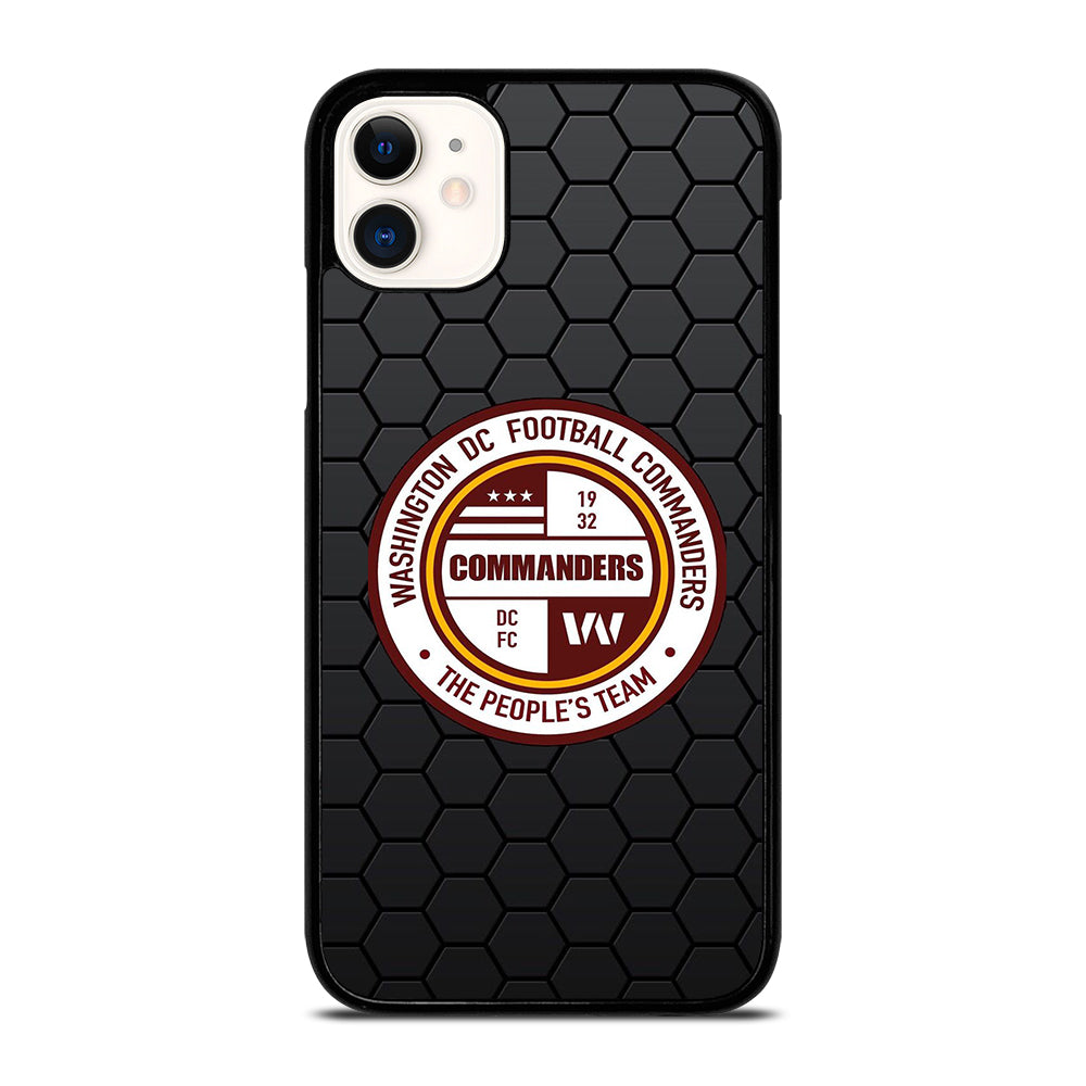 WASHINGTON COMMANDERS HEXAGON iPhone 11 Case Cover