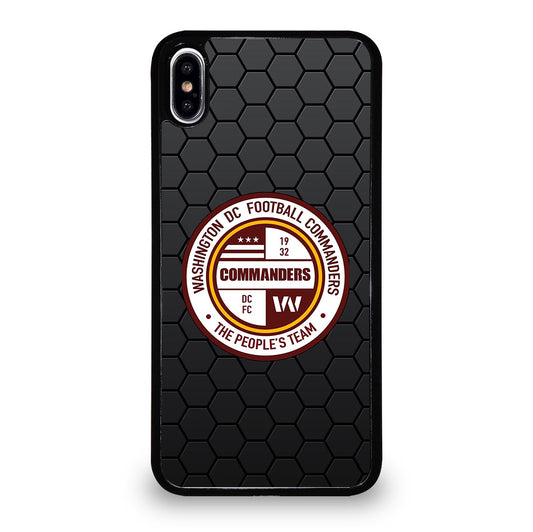 WASHINGTON COMMANDERS HEXAGON iPhone XS Max Case Cover