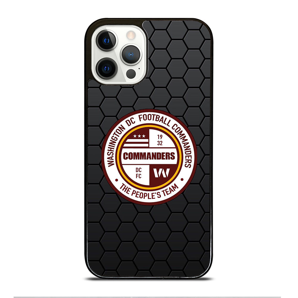 WASHINGTON COMMANDERS HEXAGON iPhone 12 Pro Case Cover