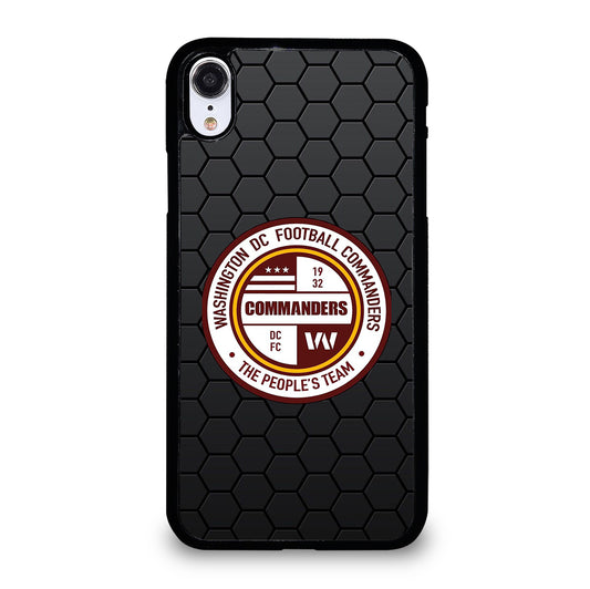 WASHINGTON COMMANDERS HEXAGON iPhone XR Case Cover