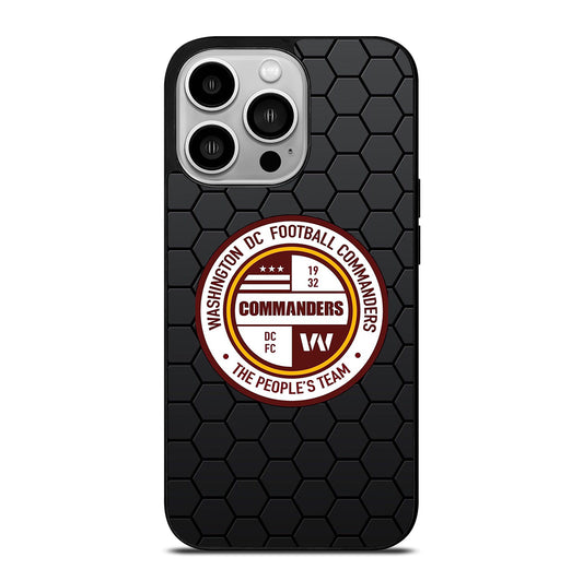 WASHINGTON COMMANDERS HEXAGON iPhone 14 Pro Case Cover