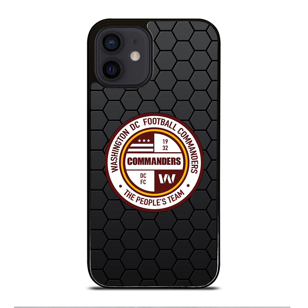 WASHINGTON COMMANDERS HEXAGON iPhone 12 Mini Case Cover