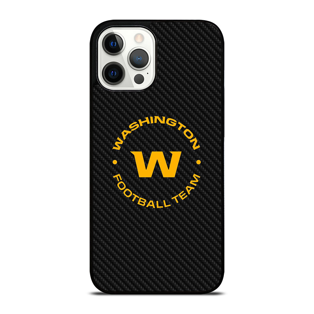 WASHINGTON FOOTBALL LOGO CARBON iPhone 12 Pro Max Case Cover