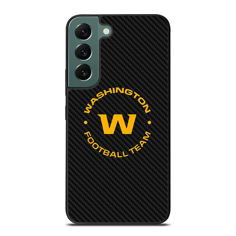 WASHINGTON FOOTBALL LOGO CARBON Samsung Galaxy S22 Case Cover