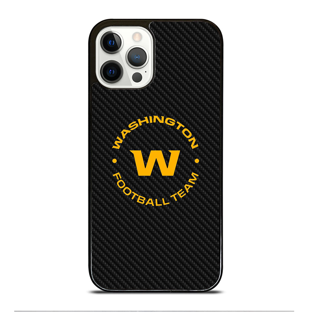 WASHINGTON FOOTBALL LOGO CARBON iPhone 12 Pro Case Cover