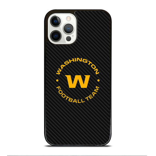 WASHINGTON FOOTBALL LOGO CARBON iPhone 12 Pro Case Cover