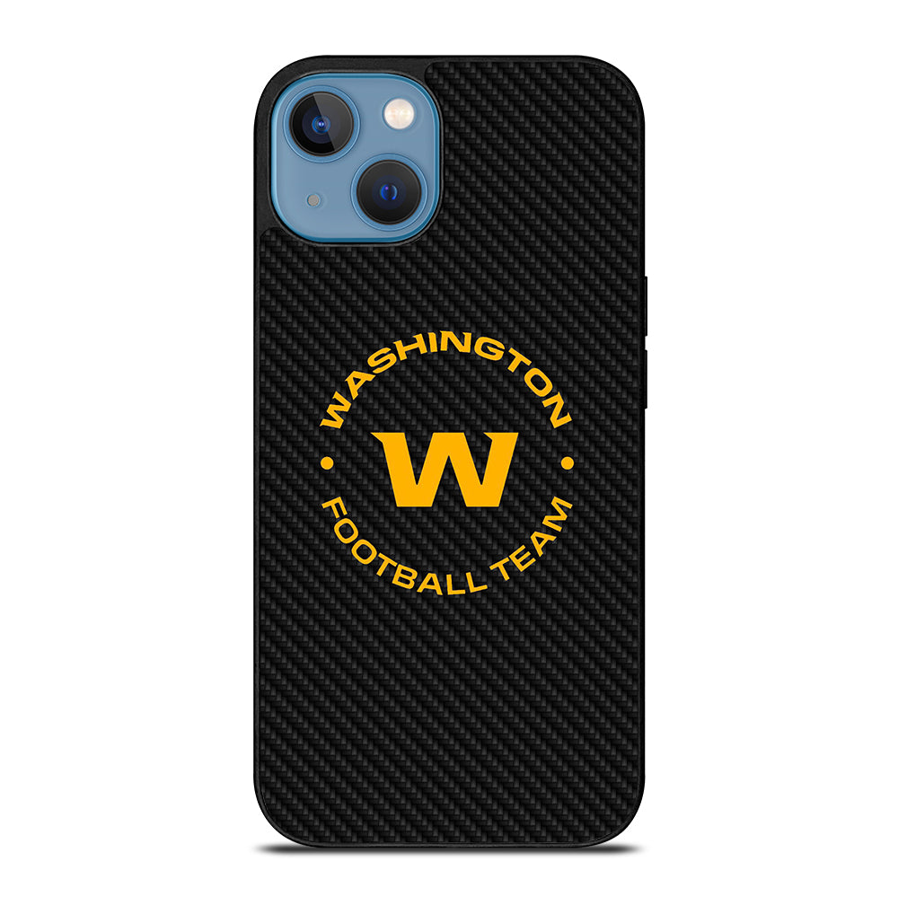 WASHINGTON FOOTBALL LOGO CARBON iPhone 13 Case Cover