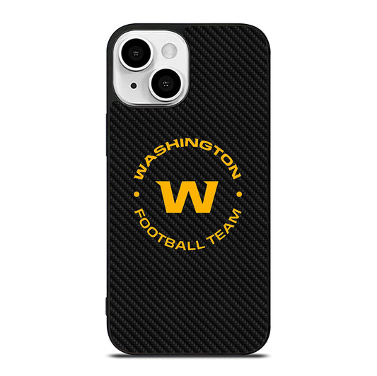 WASHINGTON FOOTBALL LOGO CARBON iPhone 13 Mini Case Cover