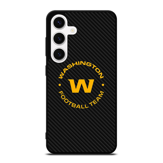 WASHINGTON FOOTBALL LOGO CARBON Samsung Galaxy S24 Case Cover