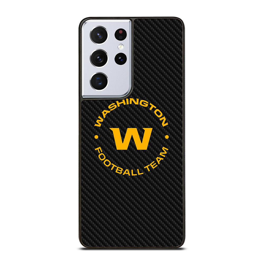 WASHINGTON FOOTBALL LOGO CARBON Samsung Galaxy S21 Ultra Case Cover