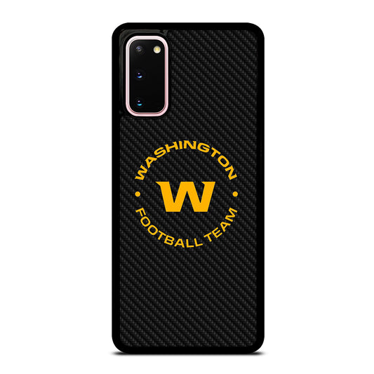 WASHINGTON FOOTBALL LOGO CARBON Samsung Galaxy S20 Case Cover