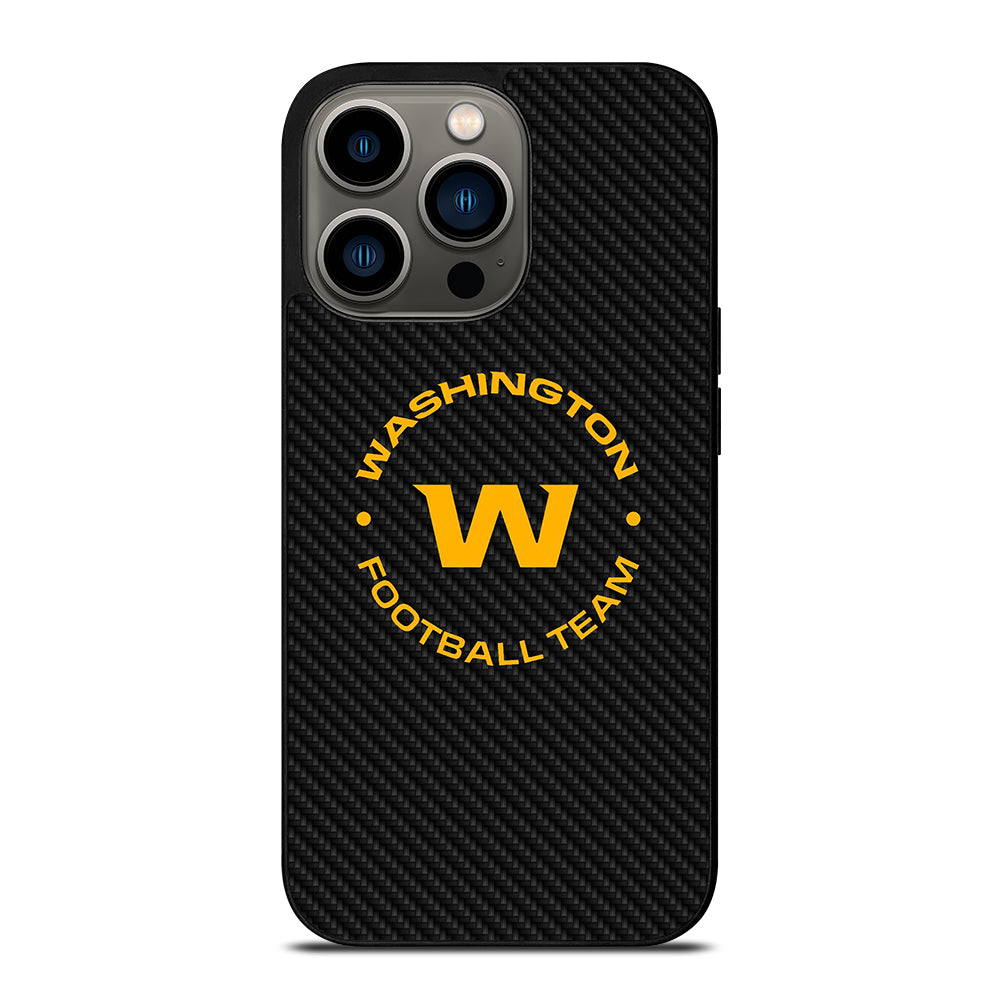 WASHINGTON FOOTBALL LOGO CARBON iPhone 13 Pro Case Cover