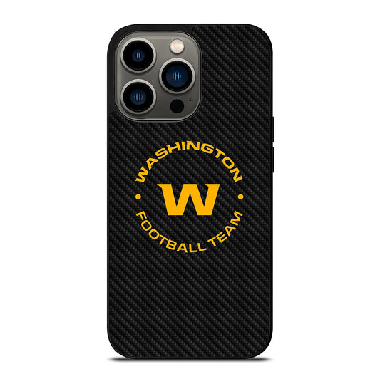 WASHINGTON FOOTBALL LOGO CARBON iPhone 13 Pro Case Cover