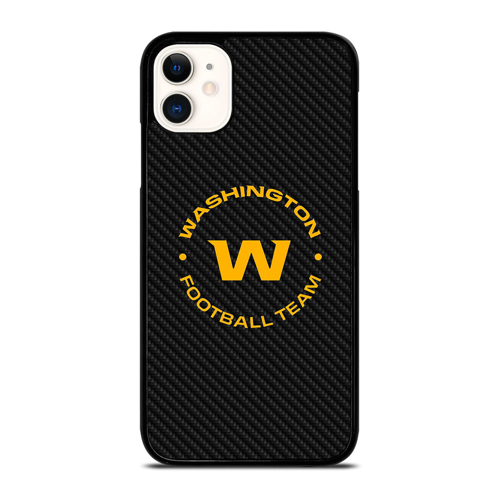 WASHINGTON FOOTBALL LOGO CARBON iPhone 11 Case Cover