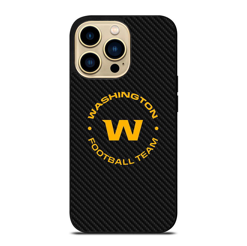 WASHINGTON FOOTBALL LOGO CARBON iPhone 14 Pro Max Case Cover