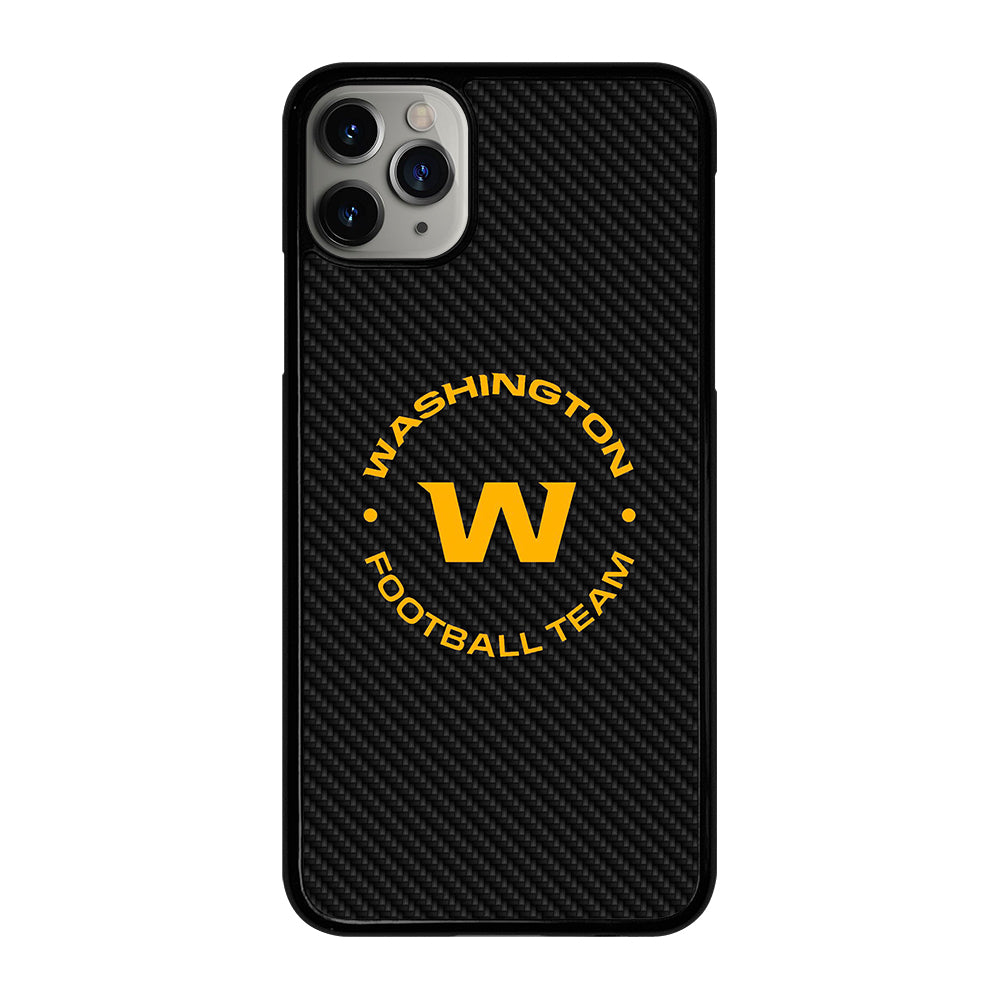 WASHINGTON FOOTBALL LOGO CARBON iPhone 11 Pro Max Case Cover