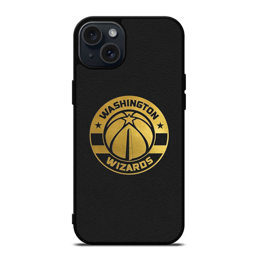 WASHINGTON WIZARDS BASKETBALL GOLD LOGO iPhone 15 Plus Case Cover