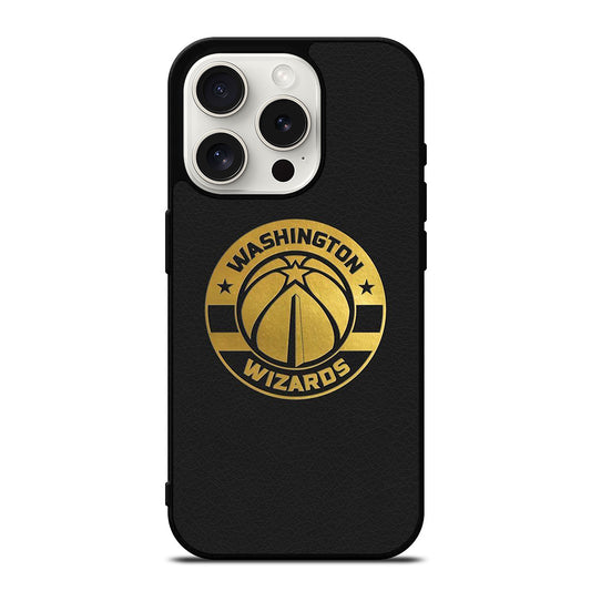 WASHINGTON WIZARDS BASKETBALL GOLD LOGO iPhone 15 Pro Case Cover