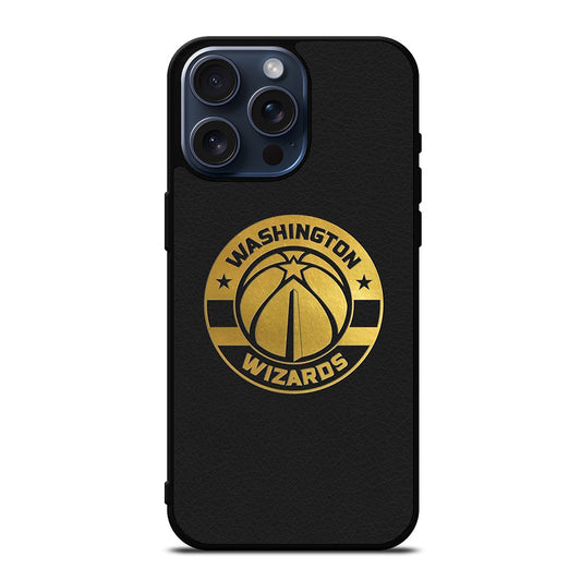 WASHINGTON WIZARDS BASKETBALL GOLD LOGO iPhone 15 Pro Max Case Cover