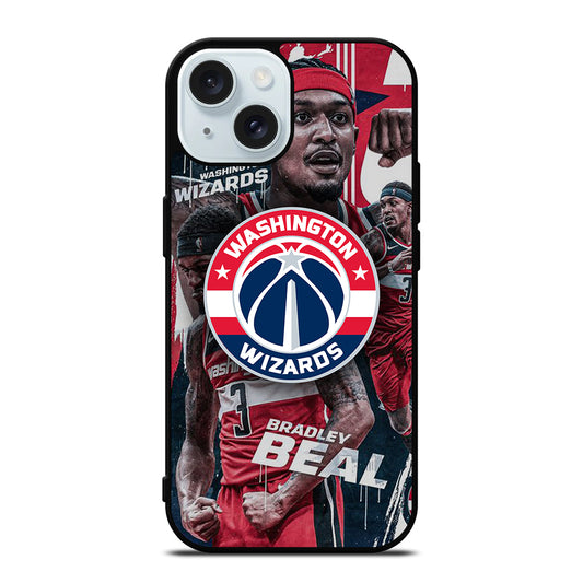 WASHINGTON WIZARDS BASKETBALL LOGO iPhone 15 Case Cover