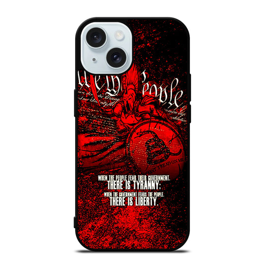 WE THE PEOPLE 3 iPhone 15 Case Cover