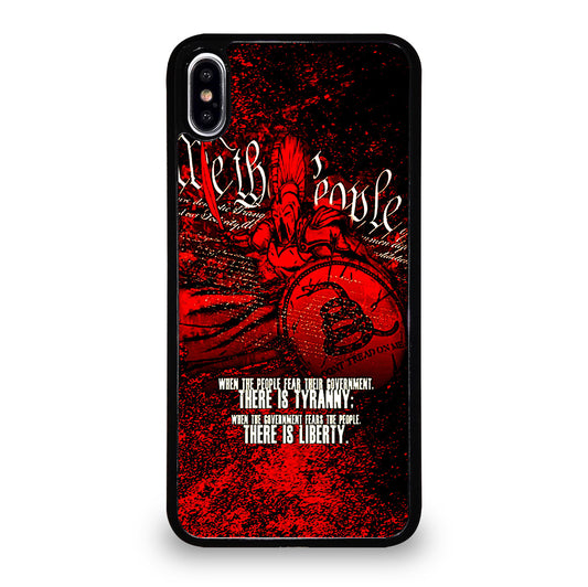 WE THE PEOPLE 3 iPhone XS Max Case Cover