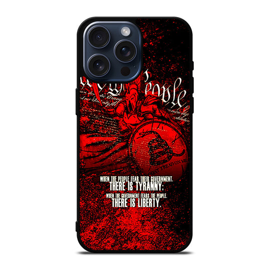 WE THE PEOPLE 3 iPhone 15 Pro Max Case Cover