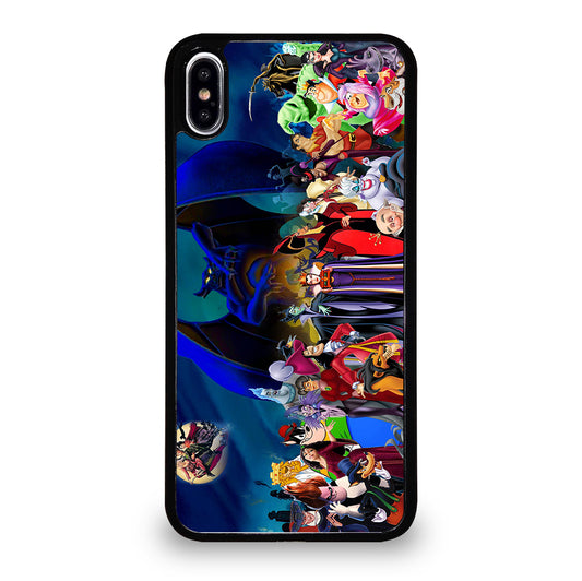 WICKED DISNEY VILLAINS CARTOON 1 iPhone XS Max Case Cover
