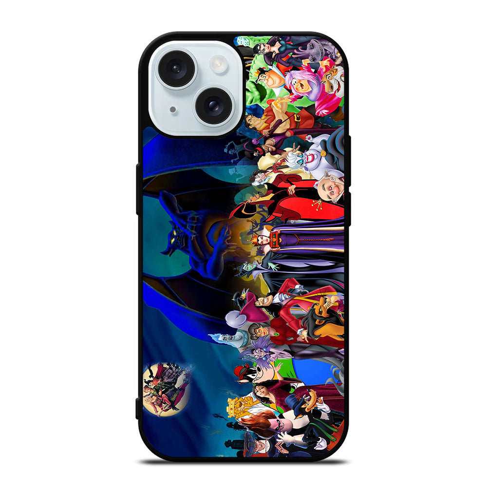 WICKED DISNEY VILLAINS CARTOON 1 iPhone 15 Case Cover