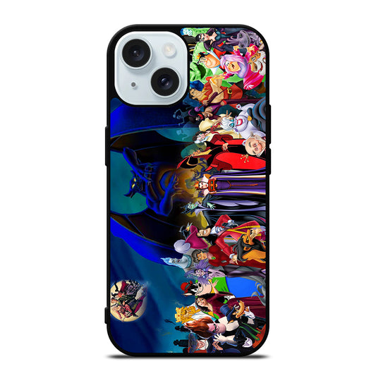 WICKED DISNEY VILLAINS CARTOON 1 iPhone 15 Case Cover