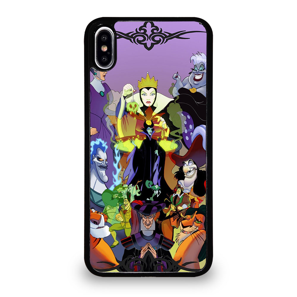 WICKED DISNEY VILLAINS CARTOON 3 iPhone XS Max Case Cover