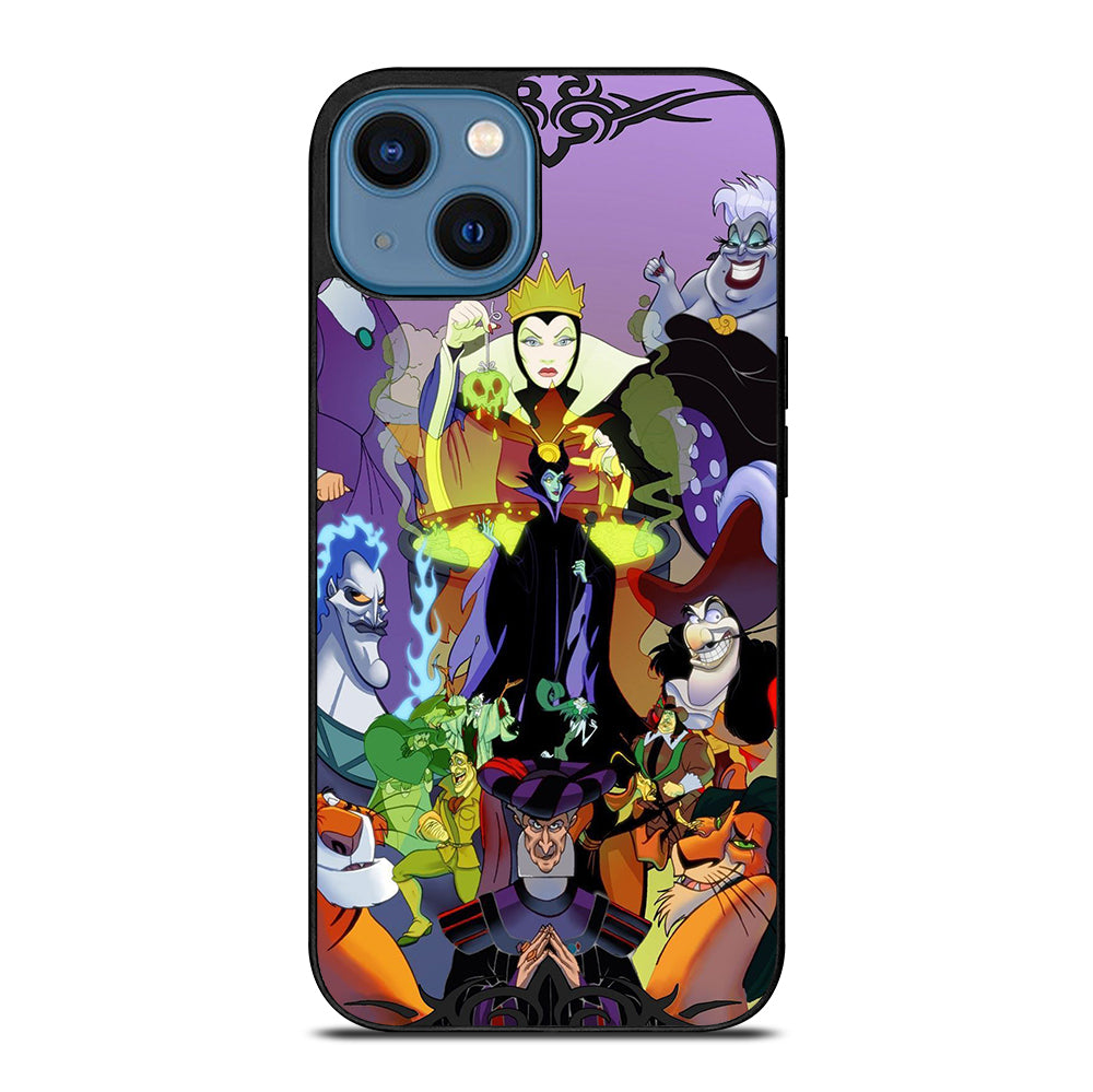 WICKED DISNEY VILLAINS CARTOON 3 iPhone 14 Case Cover
