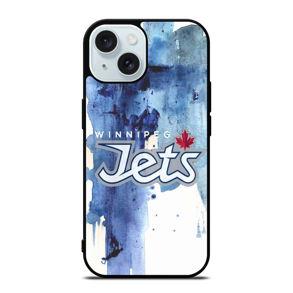 WINNIPEG JETS ART LOGO iPhone 15 Case Cover