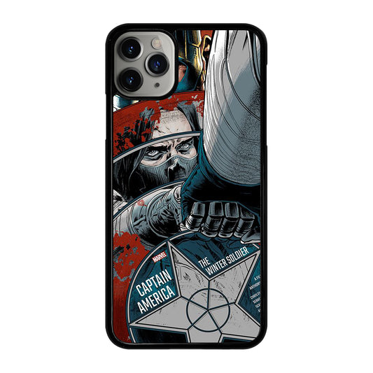 WINTER SOLDIER MARVEL COMIC iPhone 11 Pro Max Case Cover